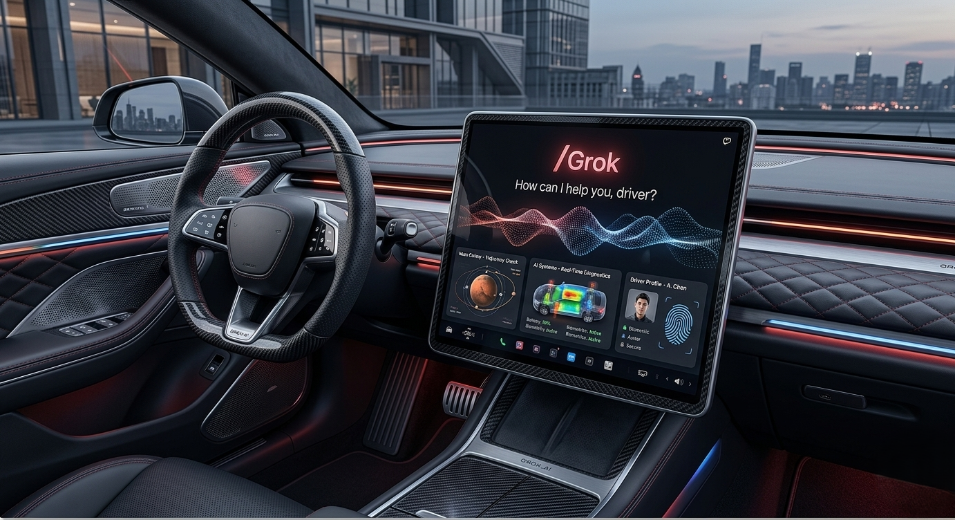 Hey Grok In-Car AI Assistant