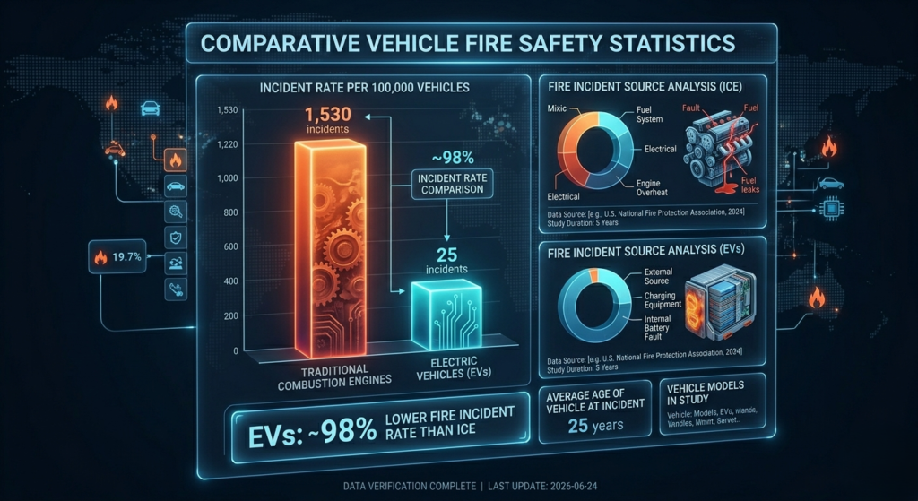 6. EV Fire Stats: Are Teslas More Likely to Catch Fire?