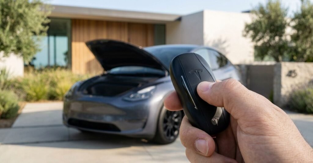 Use a Tesla Key Fob