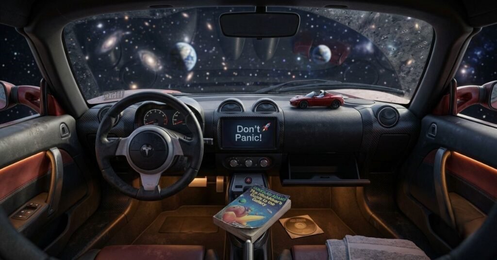 5 Hidden Easter Eggs Aboard the Space Roadster