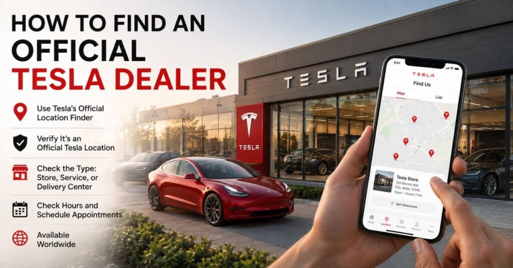 How to Find an Official Tesla Dealer