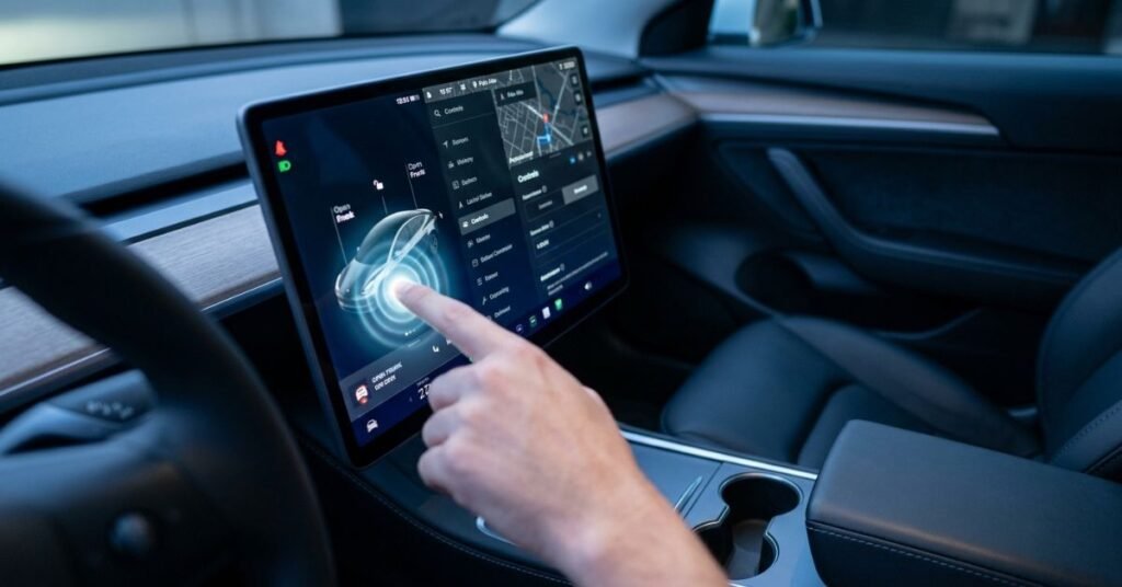 Tesla frunk how to open